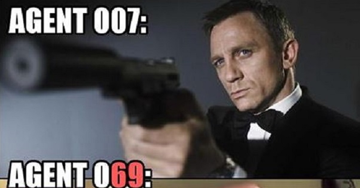 Агент 007 прикол