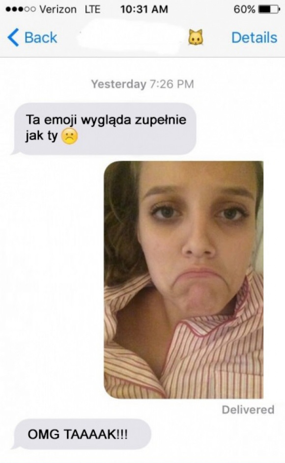 Smutna emotka i laska – LOLS.PL